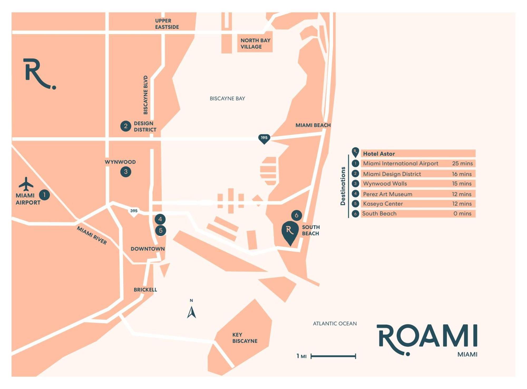 Roami At Hotel Astor Маями Бийч Екстериор снимка